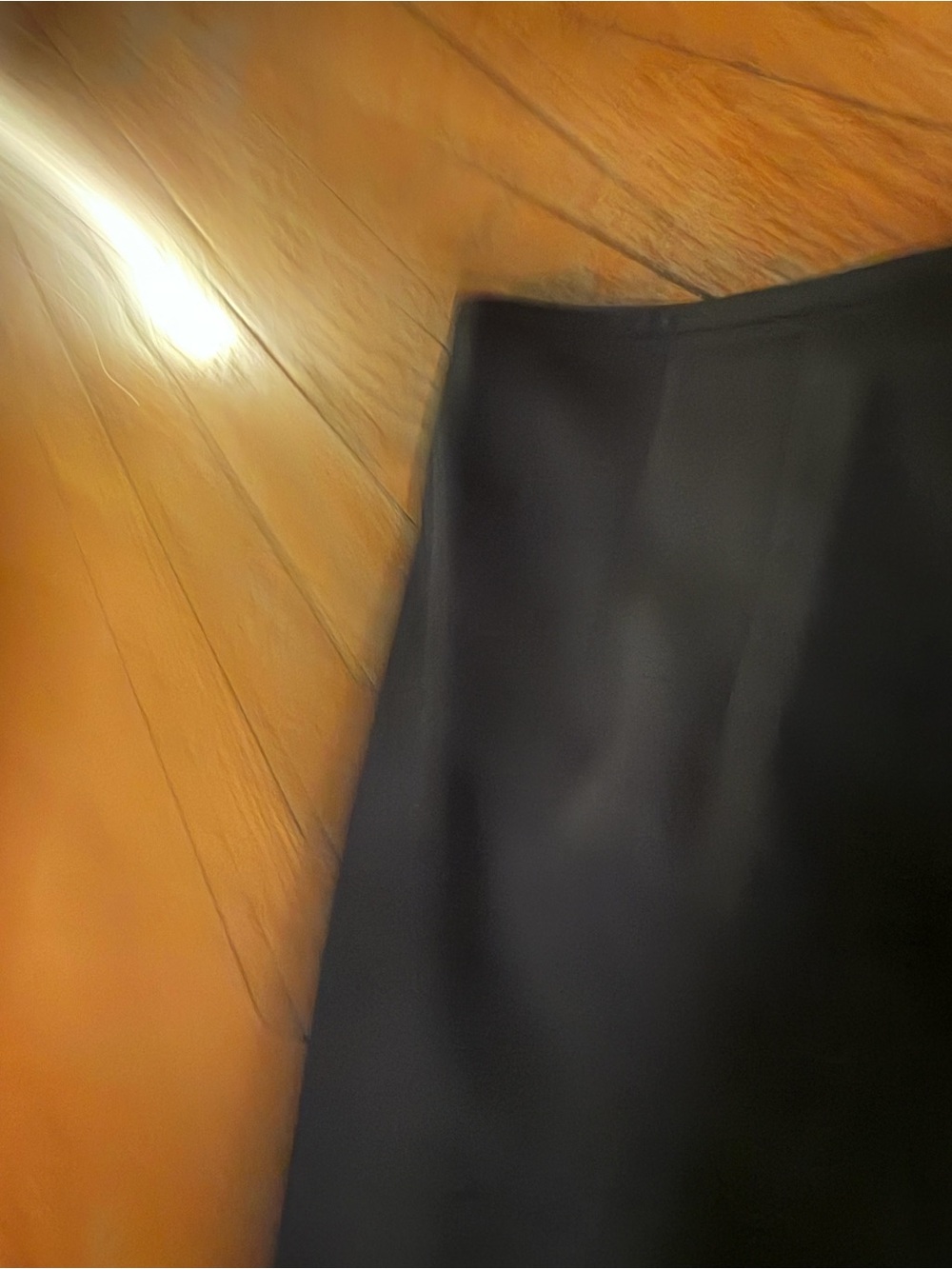 Banana Republic Black silk Midi Skirt - Picture 3 of 4
